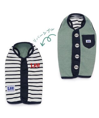 PET PARADISE Lee リバーシブルベスト 小型犬 グリーン