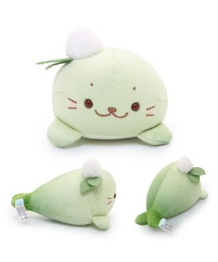 Mother garden しろたん ラテ マスコット ぬいぐるみ 15cm 【単品】 抹茶ラテ