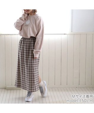 Mother garden マザーガーデン MOLANG モラン ぷっくりトレーナー S/M/L  ユニセックス ミルクティー -