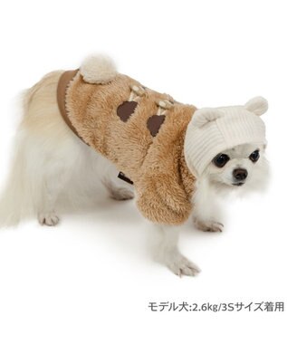 ペットパラダイス くまちゃん もこもこ パーカー 小型犬 / PET