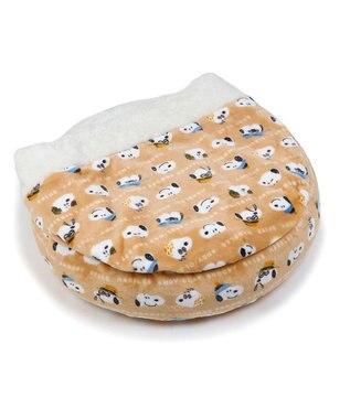 PET PARADISE スヌーピー 丸型寝袋 遠赤外線 《ブラザー柄》 60cm ブラザー柄