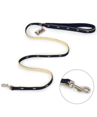 PET PARADISE Lee リード  ロゴベージュ  4S~3S 小型犬 ベージュ