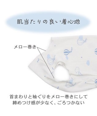 PET PARADISE ペットパラダイス やさしい タンクトップ 《気球柄》 中型犬 大型犬 ホワイト×ブルー