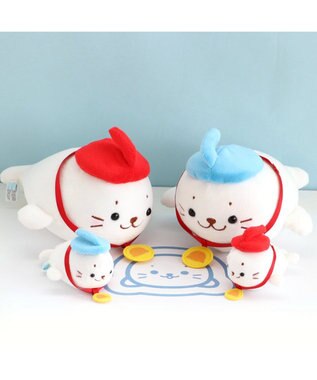 Mother garden しろたん カーリングマスコット 青色 22cm小さい ぬいぐるみ マスコット カーリング あざらし アザラシ かわいい キャラクター プレゼント ギフト マザーガーデン 青