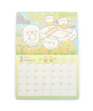 Mother garden しろたん 2026年 壁掛けカレンダー 0