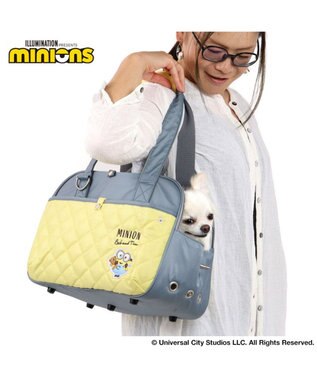 犬 猫 キャリー ミニオン キャリーバッグ 超小型犬 キルティング キャリーバック ショルダー イヌ ドック ペット用品 おしゃれ かわいい 猫 キャラクター Pet Paradise 通販 雑貨とペット用品の通販サイト マザーガーデン ペットパラダイス