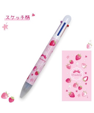 Mother garden マザーガーデン 野いちご 6色ボールペン 《スケッチ柄》 スケッチ