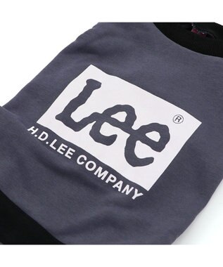 PET PARADISE Lee ボックスロゴ ロンパース 小型犬 チャコールグレー