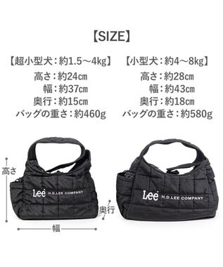 PET PARADISE Lee　スクエア キルトスリング バッグ Ｓ ブラック