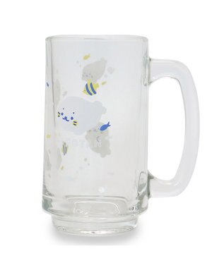 Mother garden しろたん ジョッキ 350mL《海しろたん柄/お食事処柄/うまい！もう一杯 おかわりおまち～！柄》