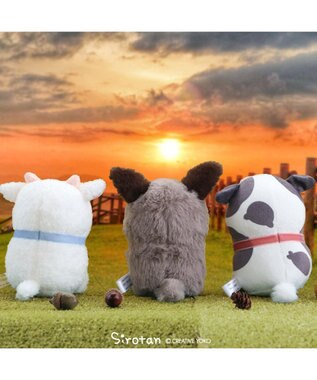 Mother garden しろたん お座り ちびマスコット 赤ちゃんシリーズ うし・ロバ・ヤギ・ 11cm 単品 赤ちゃん うし