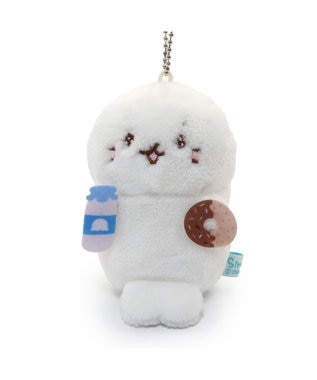 Mother garden しろたん すきなもの キーホルダー 《ミルク&ドーナツ》 単品 ミルク&ドーナツ