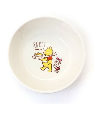 PET PARADISE ディズニー くまのプーさん 高さのある フードボウル 白～オフホワイト