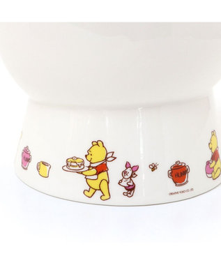 PET PARADISE ディズニー くまのプーさん 高さのある フードボウル 白~オフホワイト