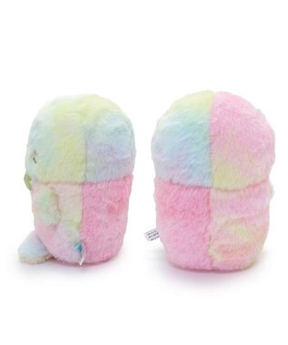 Mother garden しろたん 虹のふわふわ マスコット 19cm -