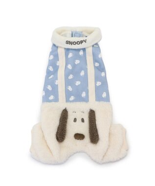 PET PARADISE スヌーピー ボア パンツ 《顔》 中型犬 水色
