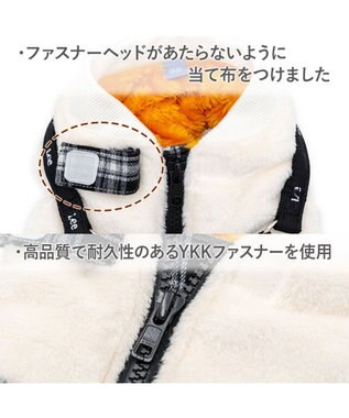 PET PARADISE Lee アウターハーネス 《チェック》 小型犬 ブラック×ホワイト