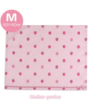 Mother garden マザーガーデン 野いちご ランチマット 大《レトロストロベリー柄》 レトロストロベリー柄