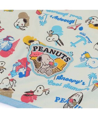 PET PARADISE スヌーピー クールケット 《アイス柄》 ホワイト×ブルー