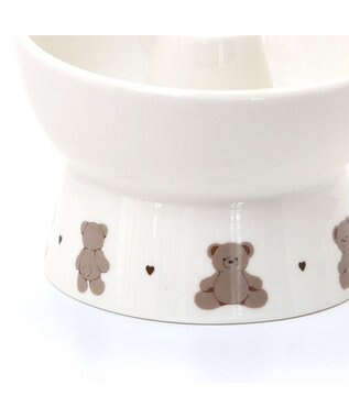 PET PARADISE ペットパラダイス 高さのある フードボウル 早食い防止 《くま 》 くま