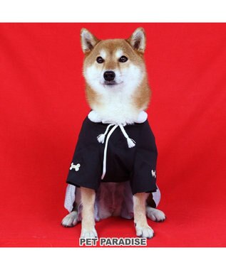 PET PARADISE ペットパラダイス 紋付袴 《シルバー》 中型犬 大型犬 黒