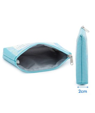 Mother garden しろたん ラムネ だいすき ポーチ ライトブルー