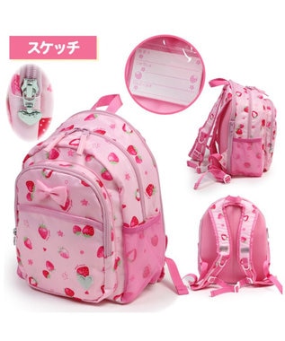 Mother garden マザーガーデン  子供用 リュックサック 【Mサイズ】《 ユニコーン / 野いちご 》 スケッチ柄