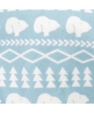 PET PARADISE スヌーピー ペティヒートDAN ロンパース 《雪柄》 小型犬 ライトブルー