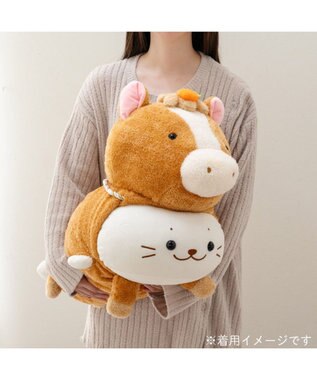 Mother garden しろたん  午年 抱き枕カバー 55cm用 《茶》 単品 茶