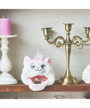 PET PARADISE ディズニー マリー なりきり 猫帽子 《 小 / 中 》 ホワイト