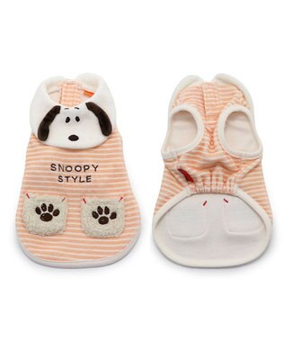 PET PARADISE スヌーピー サーモキープ タンクトップ  《お顔襟》 小型犬 オレンジ