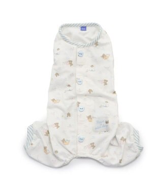 PET PARADISE ペットパラダイス 背中開き ロンパース 《くま柄／チェリー柄》【小型犬】 くま柄