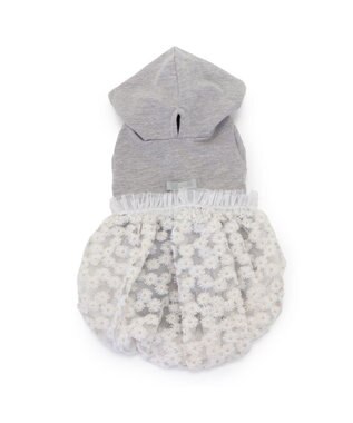 PET PARADISE ペットパラダイス ドッキングパーカー 《グレー》 小型犬 グレー