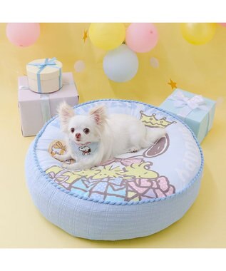PET PARADISE スヌーピー バースデー スタイ 小型犬 ライトブルー