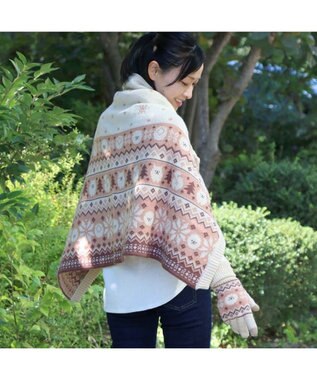 Mother garden マザーガーデン ふわんこ ニット スマホ対応手袋 マルチカラー