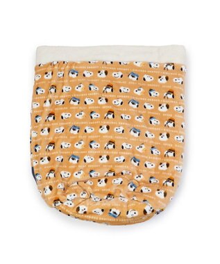 PET PARADISE スヌーピー 筒型寝袋 遠赤外線 《ブラザー柄》 57×95cm ブラザー柄