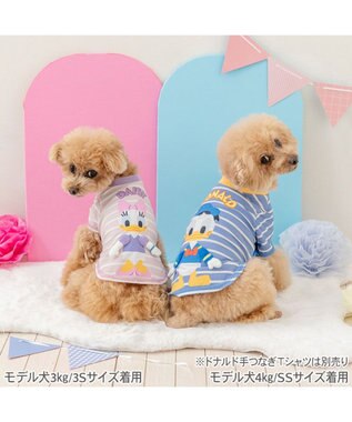 PET PARADISE ディズニー デイジーダック 手つなぎＴシャツ 接触冷感 中型犬 大型犬 ピンク