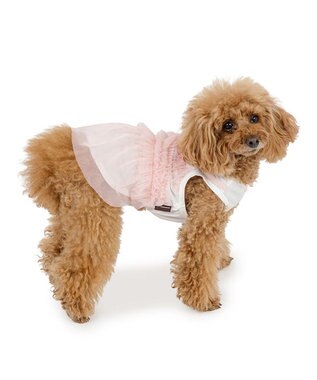 PET PARADISE ペットパラダイス チュール タンクトップ 《ピンク》 小型犬 ピンク