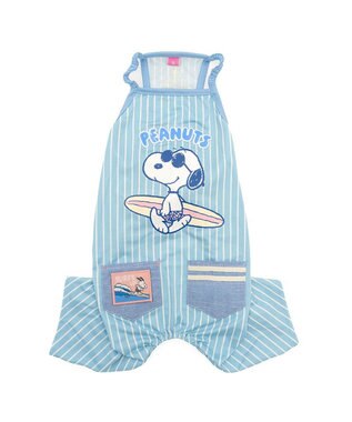 PET PARADISE スヌーピー クール ロンパース 《サーフ柄》 小型犬 ライトブルー