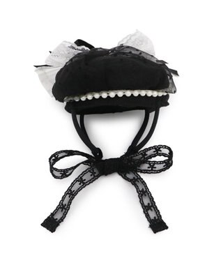 PET PARADISE cherircouture ベレー帽 ４Ｓ～３Ｓ / ＳＳ～Ｓ ブラック