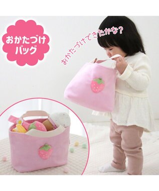 Mother garden 0.5歳からの布のおもちゃ マザーガーデン いちごカフェセット いちごカフェセット