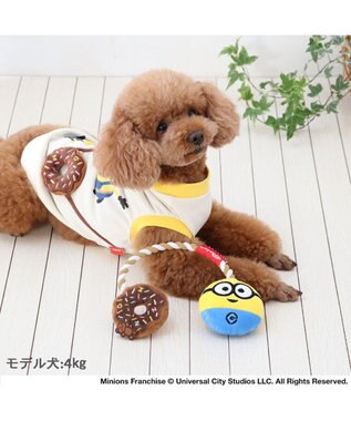 PET PARADISE ミニオン ボブ ドーナツ ロープ トイ 黄