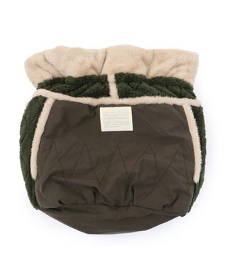 PET PARADISE ペットパラダイス 遠赤外線 犬たんぽ 《オニオン柄》 (40×48㎝) カーキ