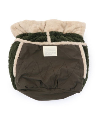 PET PARADISE ペットパラダイス 遠赤外線 犬たんぽ 《オニオン柄》 (40×48㎝) カーキ