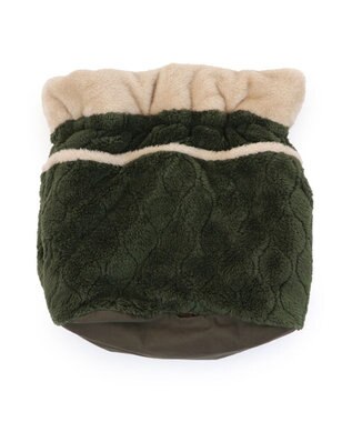 PET PARADISE ペットパラダイス 遠赤外線 犬たんぽ 《オニオン柄》 (40×48㎝) カーキ