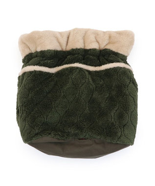 PET PARADISE ペットパラダイス 遠赤外線 犬たんぽ 《オニオン柄》 (40×48㎝) カーキ