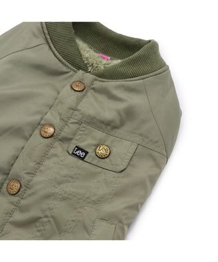 PET PARADISE LEE ライダースブルゾン 中型犬 大型犬 カーキ