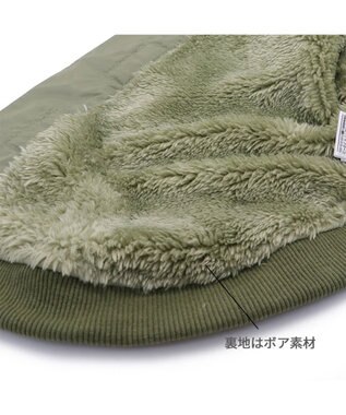 PET PARADISE LEE ライダースブルゾン 中型犬 大型犬 カーキ