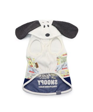 PET PARADISE スヌーピー 耳付きパーカー 《コミック柄》 小型犬 コミック柄