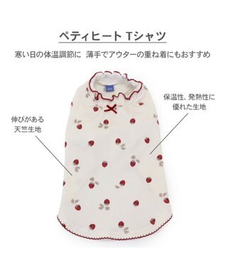 PET PARADISE ペットパラダイス ペティヒート Tシャツ 《苺柄》 小型犬 超小型犬 苺柄